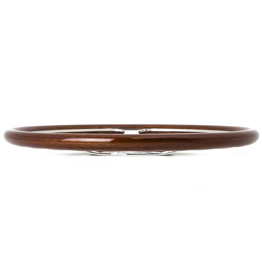 Nardi Classic ND39 Ratti, Puu, Musta Upotus, Kromi Puolat, 25 mm Syvyys