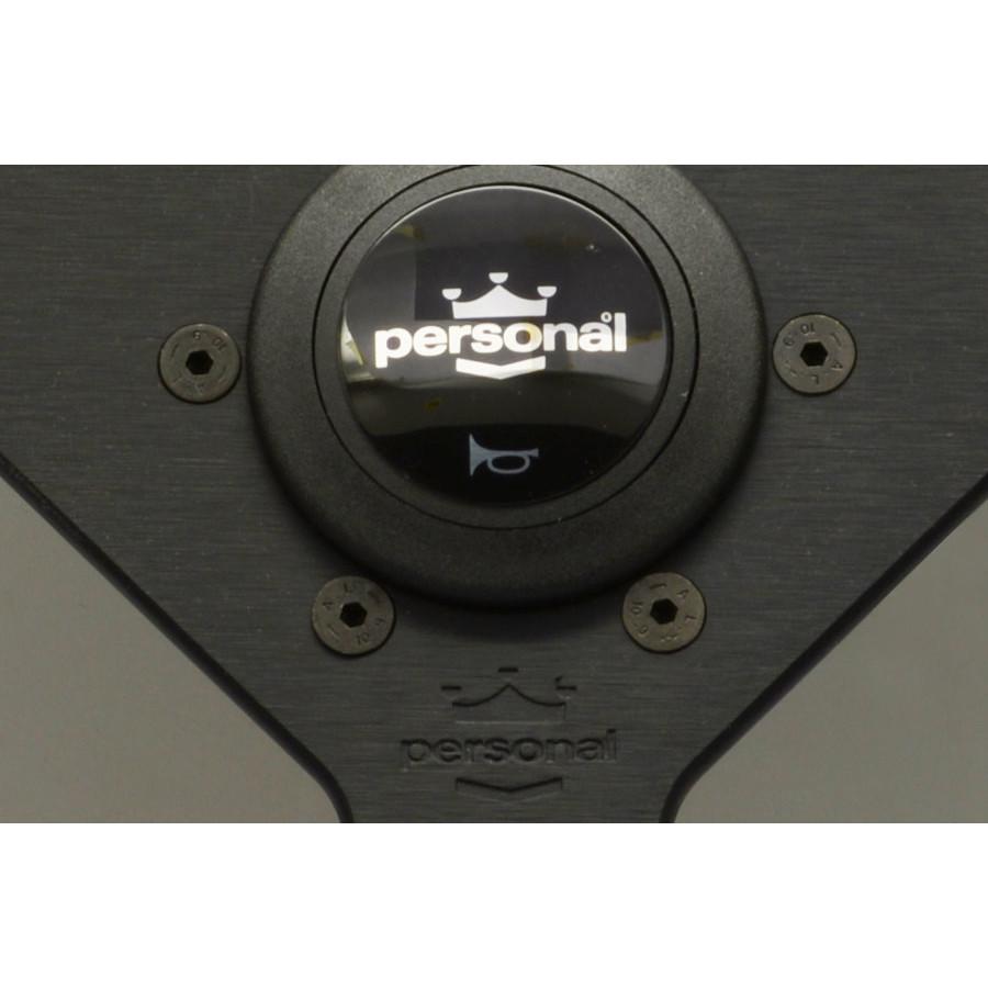 Personal Grinta Ratti - 330 mm - Musta Nahka, Mustat Puolat, Musta Tikkaus