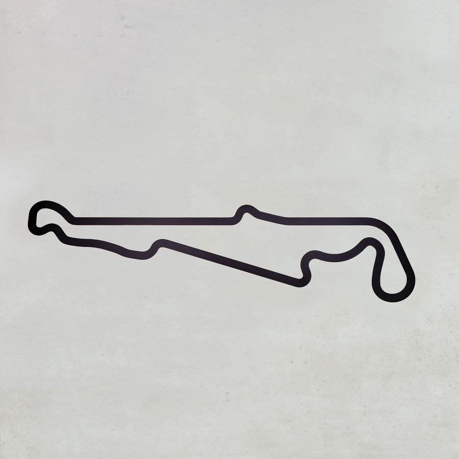 Paul Ricard Kilparata - Puurakenteinen Seinäkoriste (45 cm)
