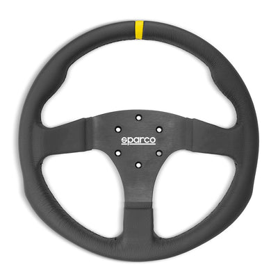 Sparco R330 Litteä Ratti, Nahka