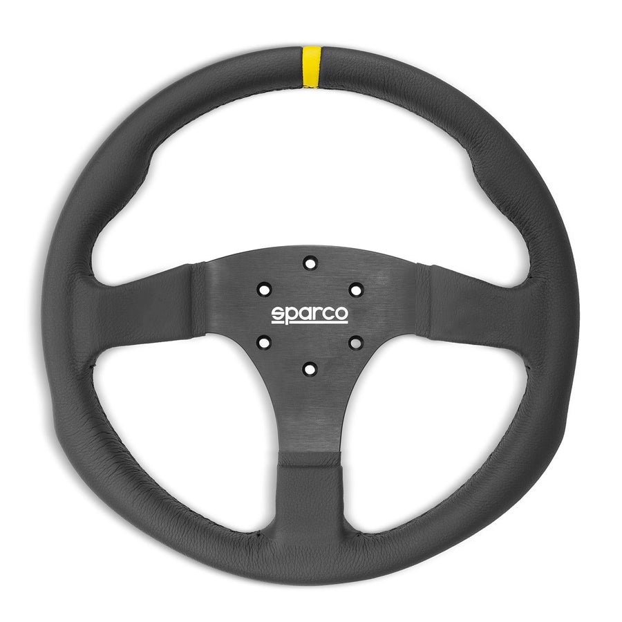 Sparco R330 Litteä Ratti, Nahka