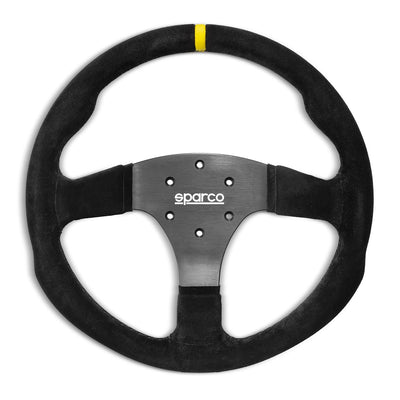 Sparco R350 Litteä Ratti, Mokkanahka