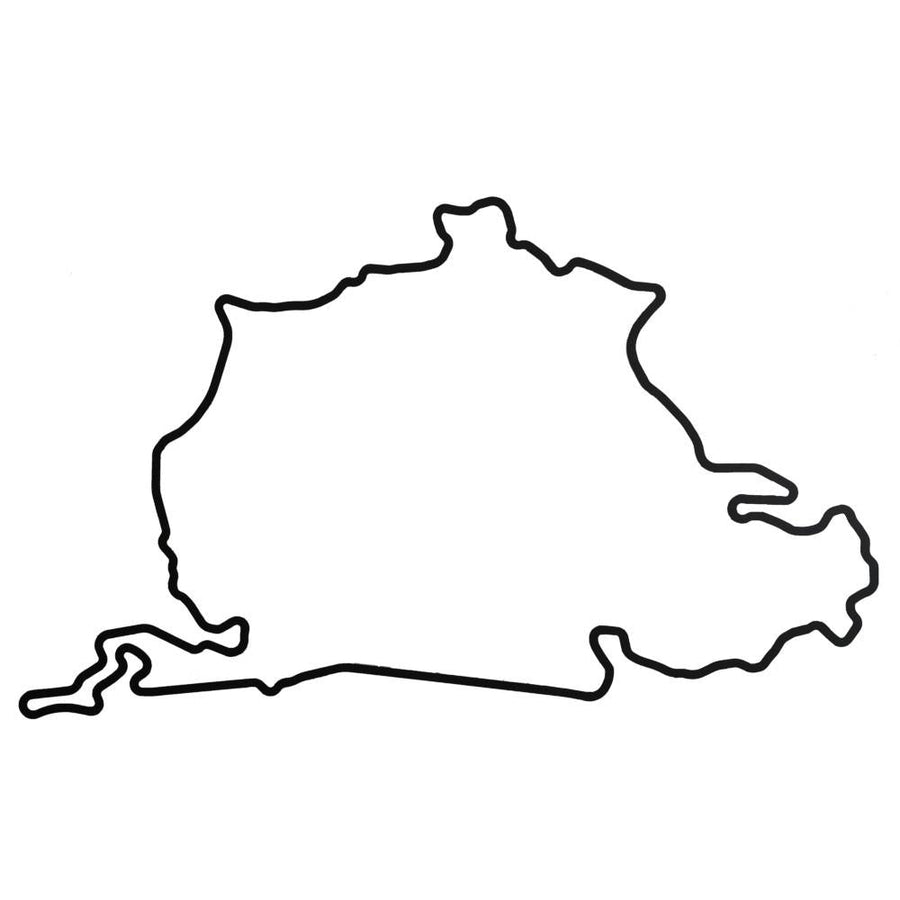 Nürburgring Nordschleife Kilparata - Puiset Seinäkoristeet (90 cm)