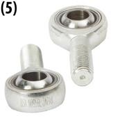 (No. 5) Ã˜16 mm Uniball, M16x2.0 Vasen kierre