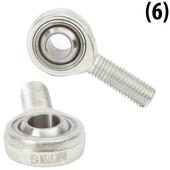 (No. 6) Ã˜18 mm Uniball, M18x1.5 kierre