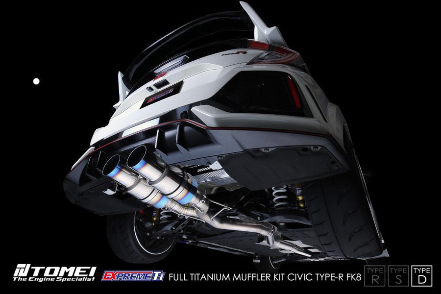Tomei Expreme Ti Type-D pakoputkisto Honda Civic Type R FK8