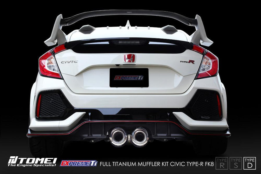 Tomei Expreme Ti Type-D pakoputkisto Honda Civic Type R FK8