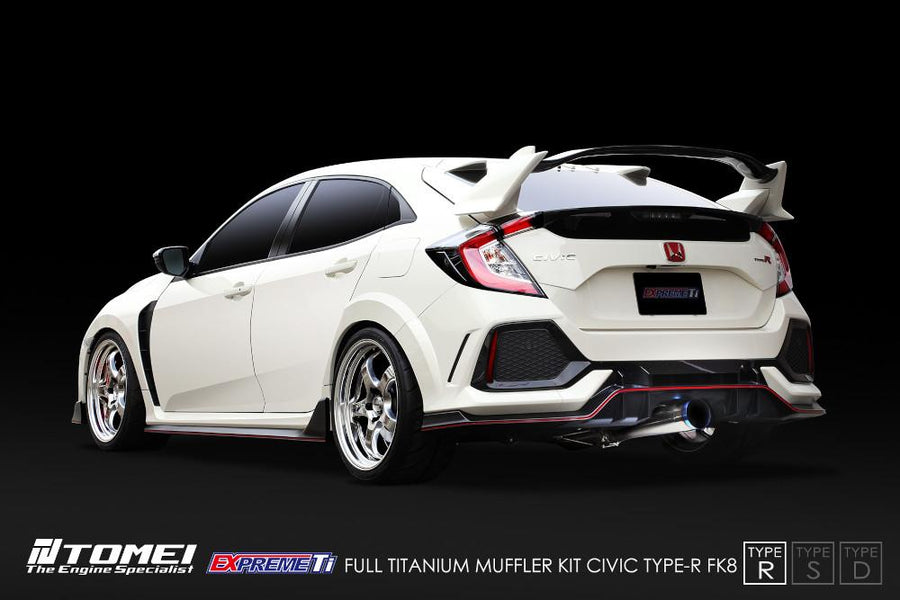 Tomei Expreme Ti Type-R pakoputkisto Honda Civic Type R FK8