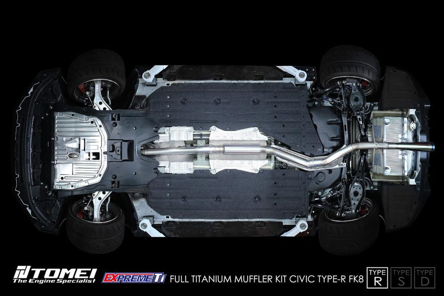 Tomei Expreme Ti Type-R pakoputkisto Honda Civic Type R FK8