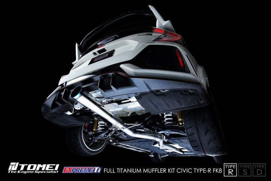 Tomei Expreme Ti Type-R pakoputkisto Honda Civic Type R FK8