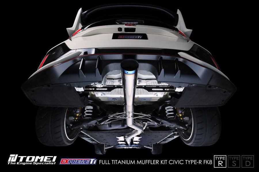 Tomei Expreme Ti Type-R pakoputkisto Honda Civic Type R FK8