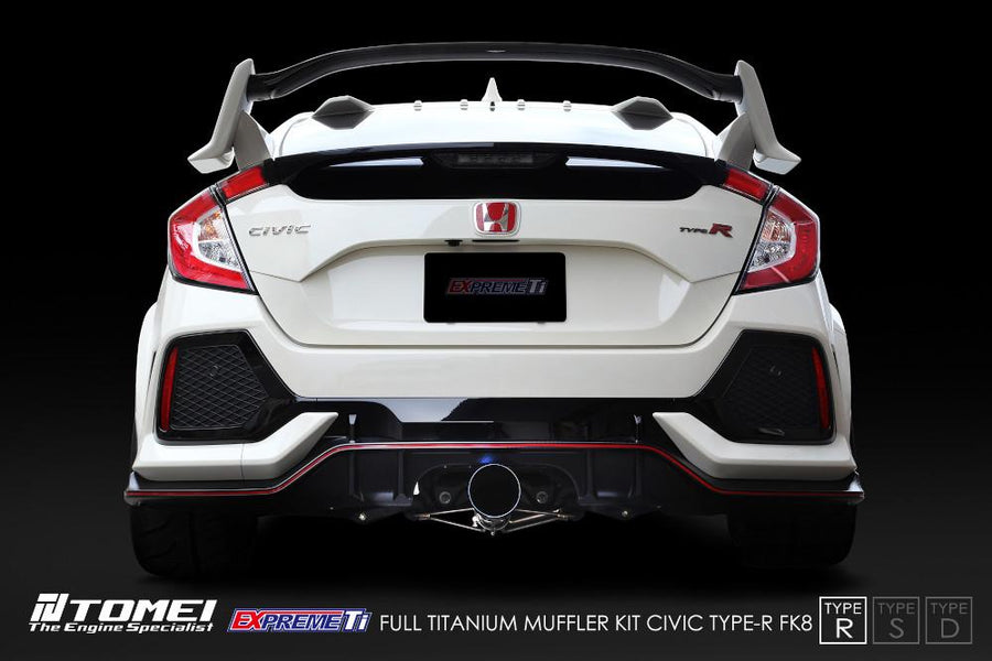 Tomei Expreme Ti Type-R pakoputkisto Honda Civic Type R FK8