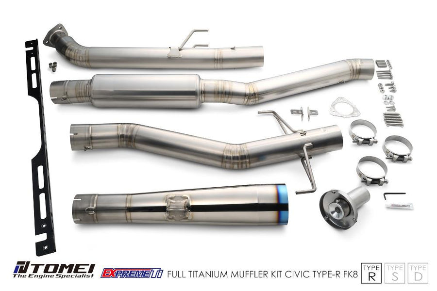 Tomei Expreme Ti Type-R pakoputkisto Honda Civic Type R FK8