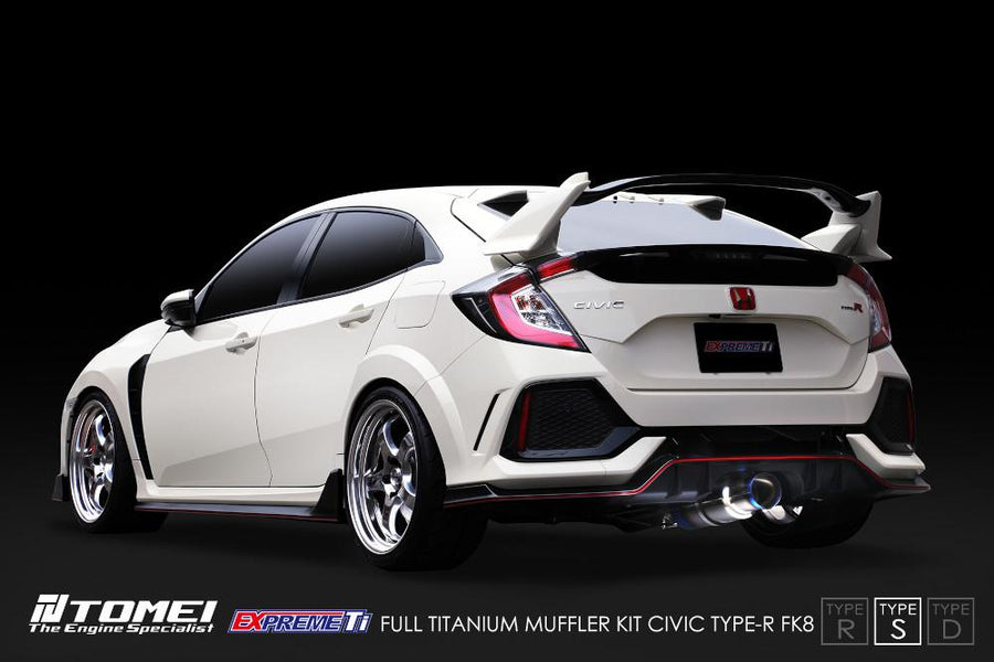 Tomei Expreme Ti Type-S pakoputkisto Honda Civic Type R FK8