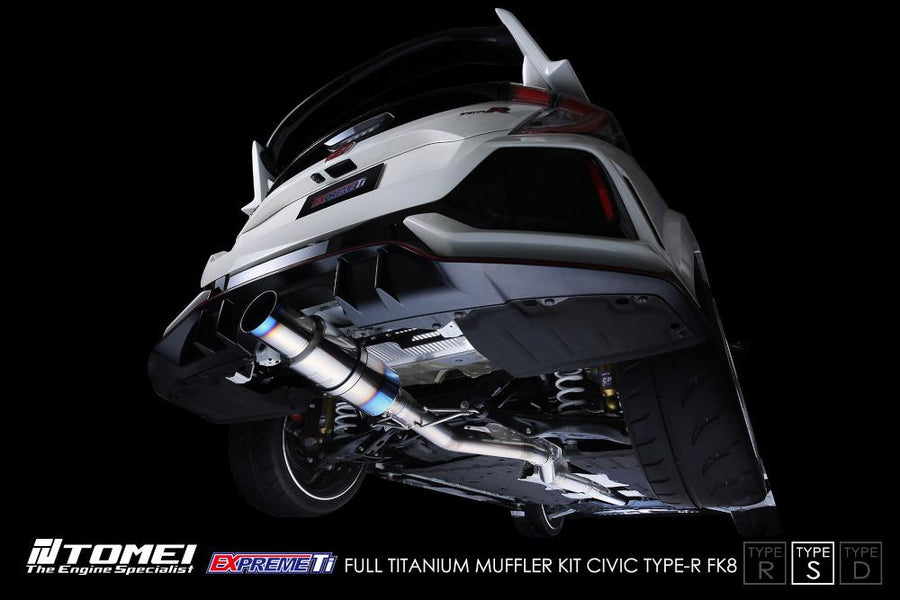 Tomei Expreme Ti Type-S pakoputkisto Honda Civic Type R FK8