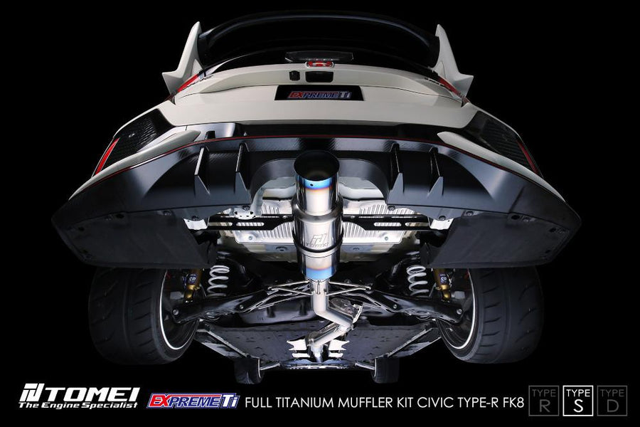 Tomei Expreme Ti Type-S pakoputkisto Honda Civic Type R FK8