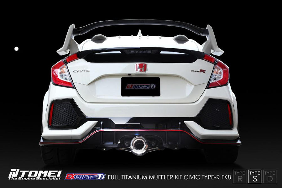 Tomei Expreme Ti Type-S pakoputkisto Honda Civic Type R FK8