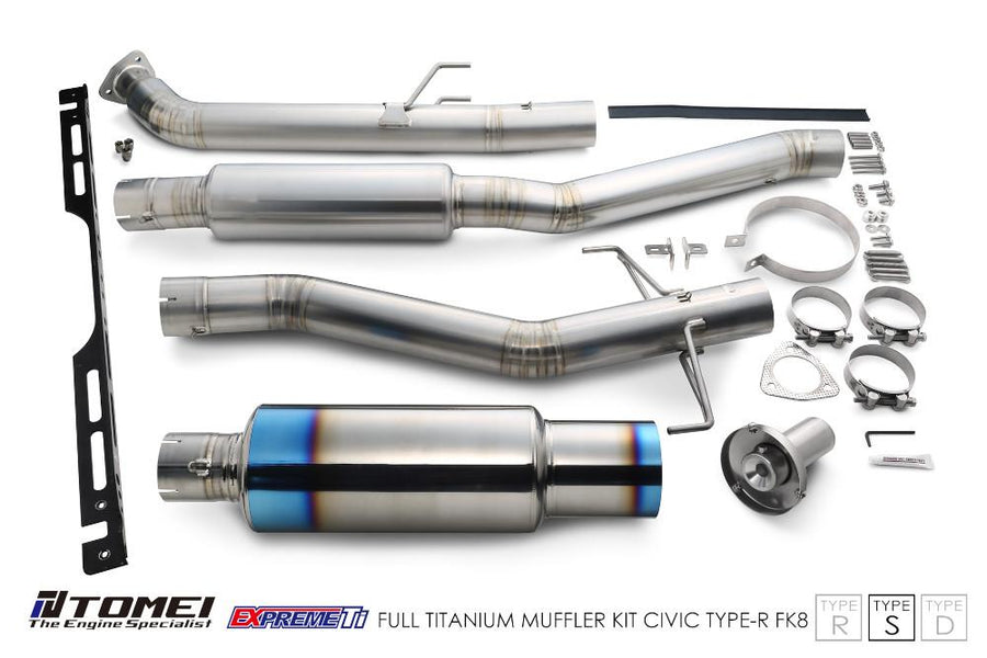 Tomei Expreme Ti Type-S pakoputkisto Honda Civic Type R FK8