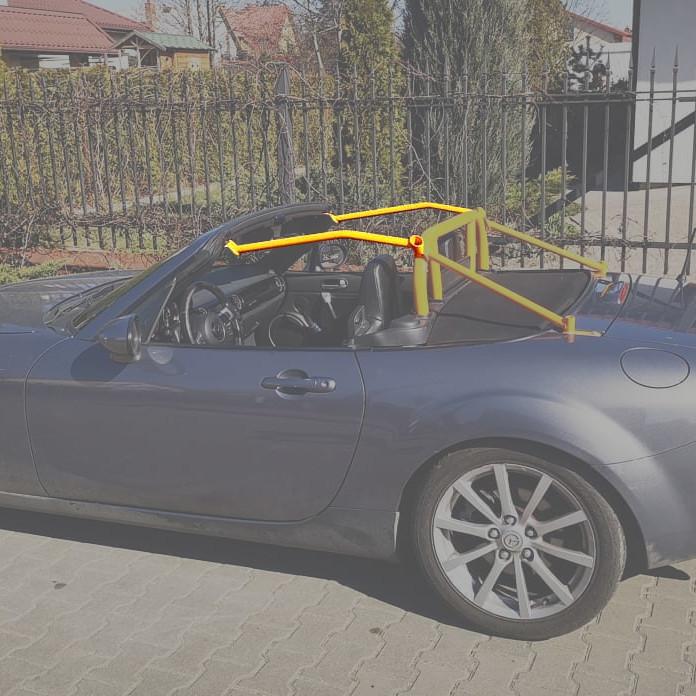 Cybul turvakaarien tuulilasilaajennus Mazda MX-5 NC ST