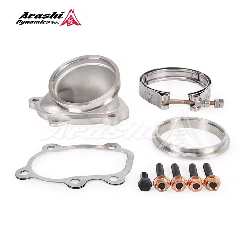 Arashi 5-pulttinen → V-band -turboahtimen ulostulon adapteri