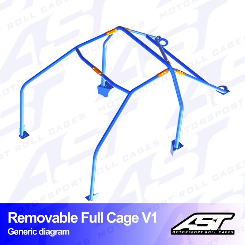 AST Rollcages V1 irroitettava pultattava 6-pisteen turvakaari Porsche 911 930