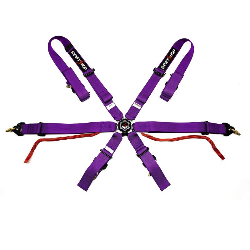 DriftShop 6-pistevyöt – violetti – FIA 2026