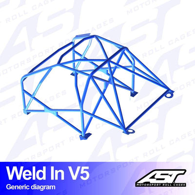 AST Rollcages V5 hitsattava 8-pisteen turvakaari Lexus GS S160