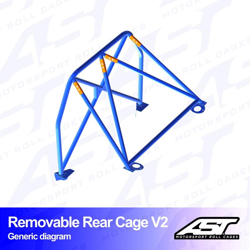 AST Rollcages V2 irroitettava pultattava takaosan turvakaari Toyota MR-S