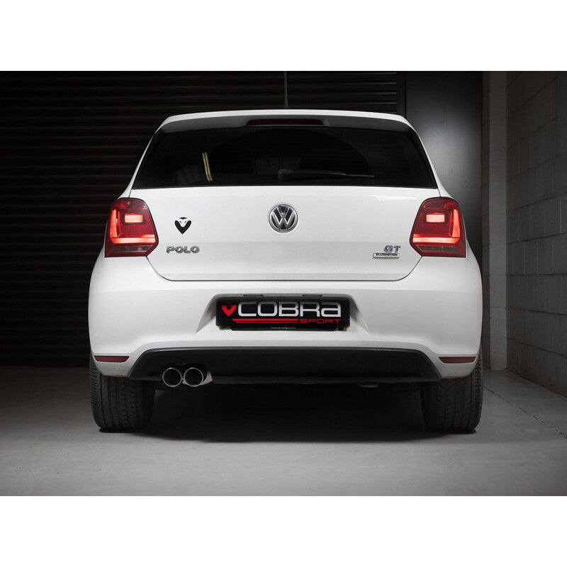 Cobra Sport Valved Cat Back Pakojärjestelmä VW Polo 6C Blue GT 1.4L TSI (15-17)