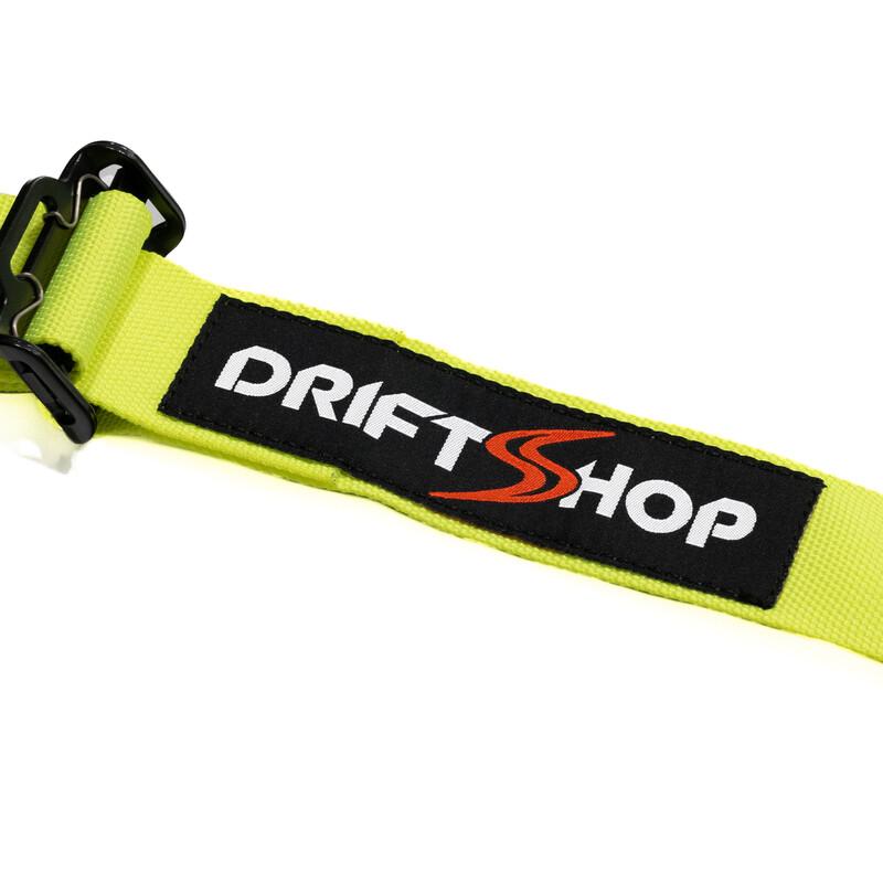 DriftShop 6-pistevyöt – Fluokeltainen – FIA 2026