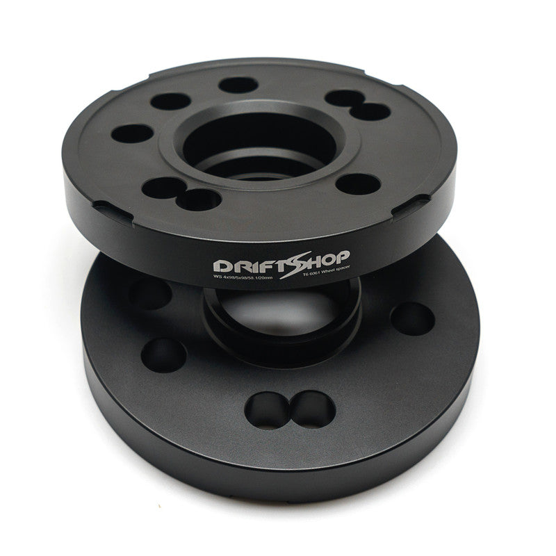 4x98 & 5x98 Hubcentric "Slip On" spacerit - 20 mm (CB 58,1mm)
