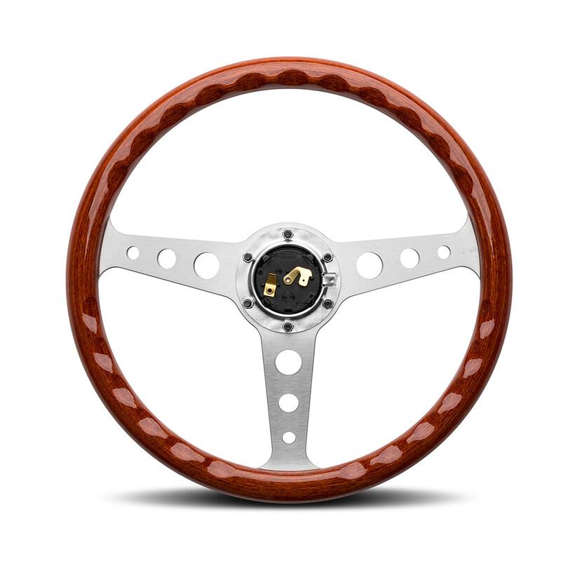 Momo Indy Heritage Ratti (37 mm Syvyys), Puu, Alumiini puolat - 35 cm