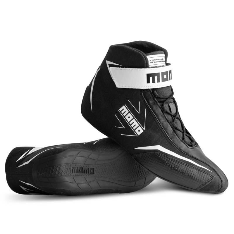 Momo Corsa Lite Racing Ajokengät, Musta (FIA)