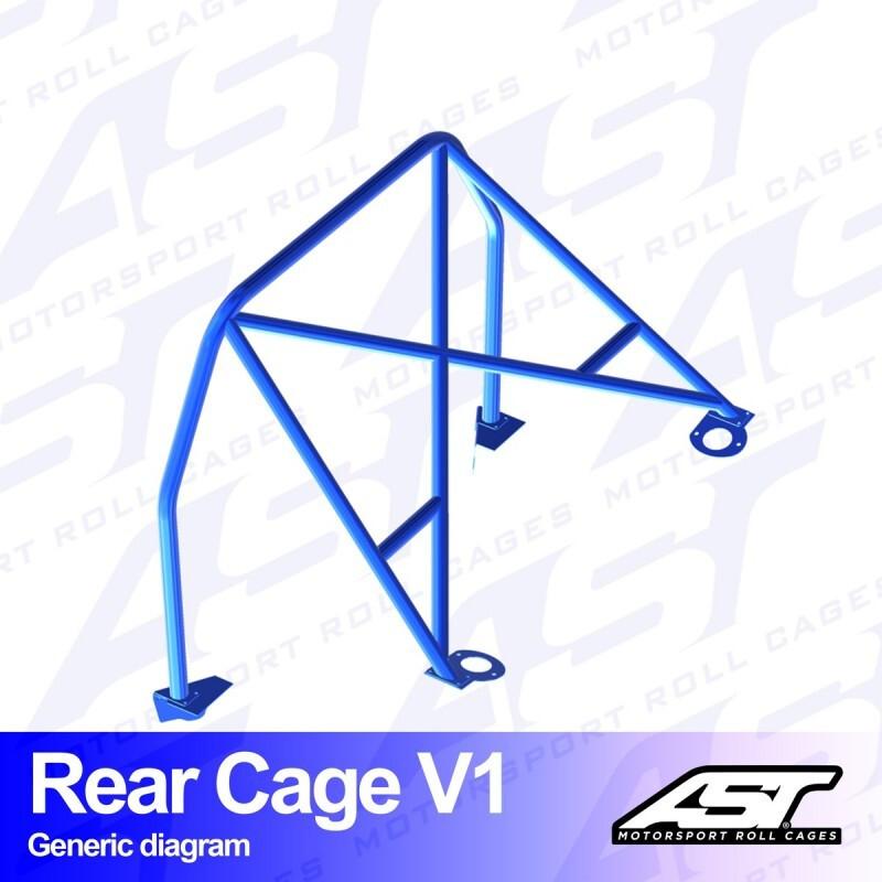 AST Rollcages V1 pultattava takaosan turvakaari Mazda RX-8