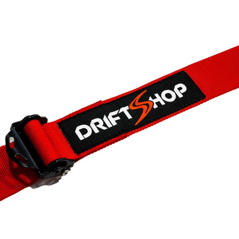 DriftShop ExtraBalls 6-pistevyöt – punainen – FIA 2026
