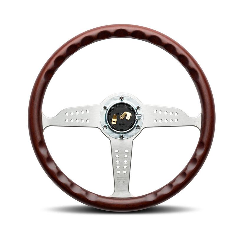 Momo Grand Prix Ratti (37 mm Syvyys), Puu, Alumiini puolat - 35 cm