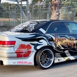000000000251-02-l.jpg Origin Labo +50mm Takalokasuojat Toyota Mark II JZX100 (Ovien lisäosilla)