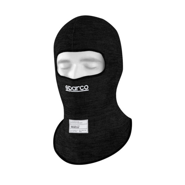 Sparco RW-10 Shield Pro Balaclava - Musta (FIA)