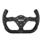 015p310opn.jpg Sparco P310 Avoin Litteä Ratti, Musta Mokkanahka, Mustat Puolat