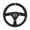 015r383psnlogo.jpg Sparco R383 Logo Ratti (39 mm Syvyys), Musta Mokkanahka, Mustat Puolat