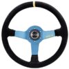 Sparco L550 Ratti (63 mm Syvyys), Musta Mokkanahka, Alumiinipuolat