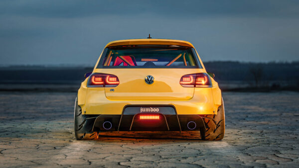Jumdoo Leveä Bodykit Volkswagen Golf 6 R (3-ovinen)