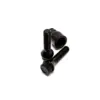 Mustat jatketut pyöränpultit M12x1.5 (20 kpl + hylsy)