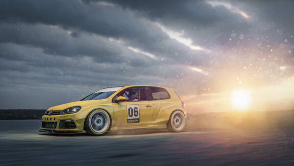 Jumdoo Leveä Bodykit Volkswagen Golf 6 R (3-ovinen)