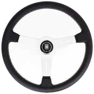 12c26602f575f87b86828111705fe5e5.jpg Nardi Classic ND36 Ratti, Musta Nahka, Satiini Puolat, Harmaa Tikkaus, 40 mm Syvyys