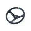 16600002_2.jpg GReddy Sports "Deep Type" Ratti (80 mm syvyys), musta nahka, mustat puolat - 340 mm