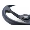 16600002_7.jpg GReddy Sports "Deep Type" Ratti (80 mm syvyys), musta nahka, mustat puolat - 340 mm