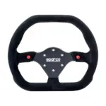 1a20dd870ac095a321679c36cf513cdb.jpg Sparco P310 Litteä Ratti, Musta Mokkanahka, Mustat Puolat