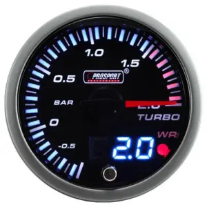 ProSport JDM "Dual Display" Ahtopaineen Mittari (60 mm)