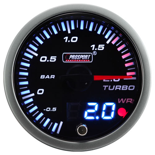 ProSport JDM "Dual Display" Ahtopaineen Mittari (60 mm)